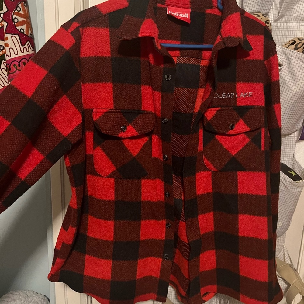 Favourite Flannel 🍁red and black plaid